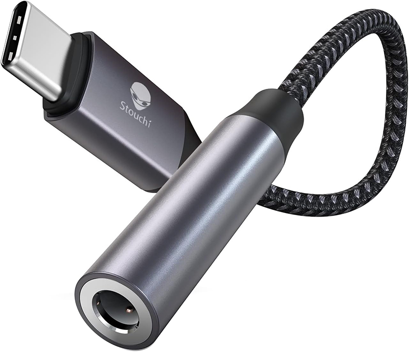 test - Stouchi Adaptateur USB C Jack Casque de 3,5mm Type C vers écouteur dac