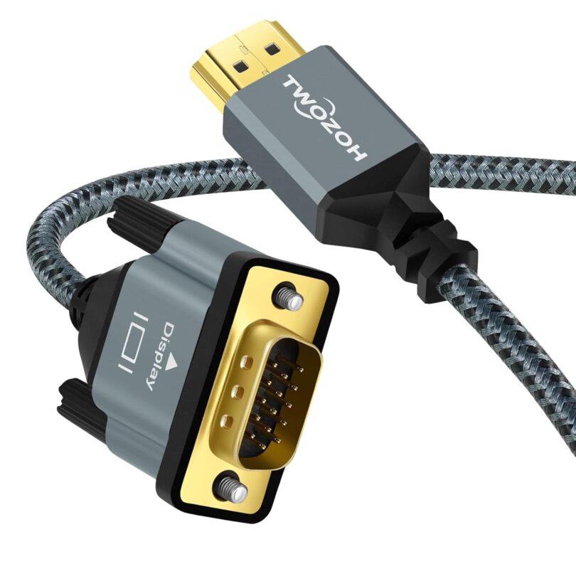 Câble USB-C Twozoh Test Complet du Câble de Charge Tressé en Alliage d'Aluminium
