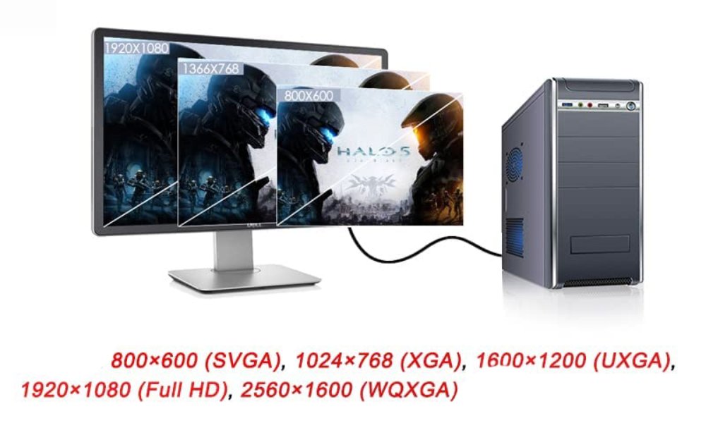 Caractéristiques Techniques Clés de l'Amazon Basics Câble VGA Mâle-Mâle 1,8m