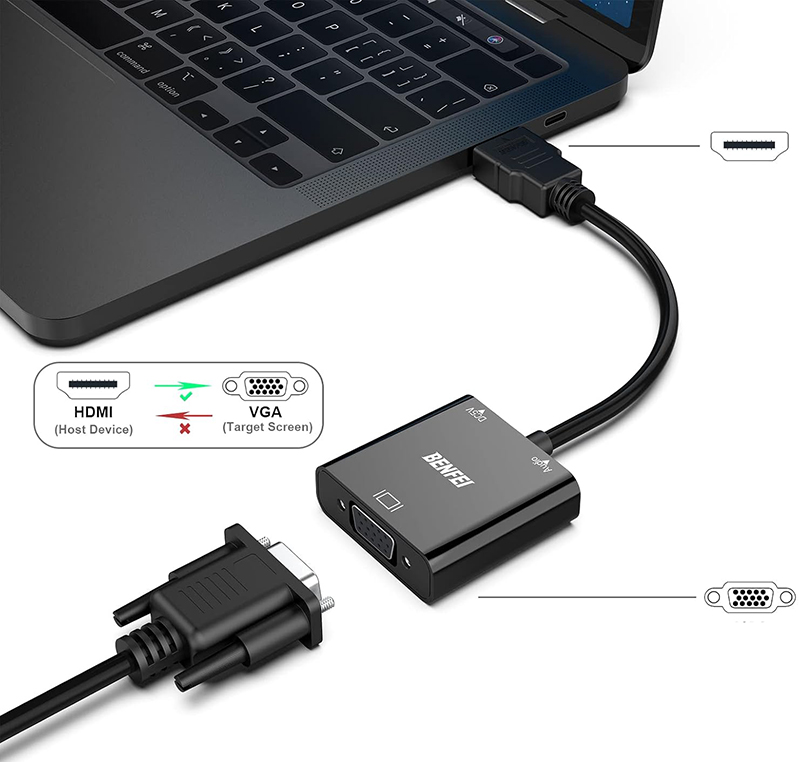 Avant Avis - BENFEI Adaptateur HDMI vers VGA Le Test Complet pour Savoir s'il Faut l'Acheter'