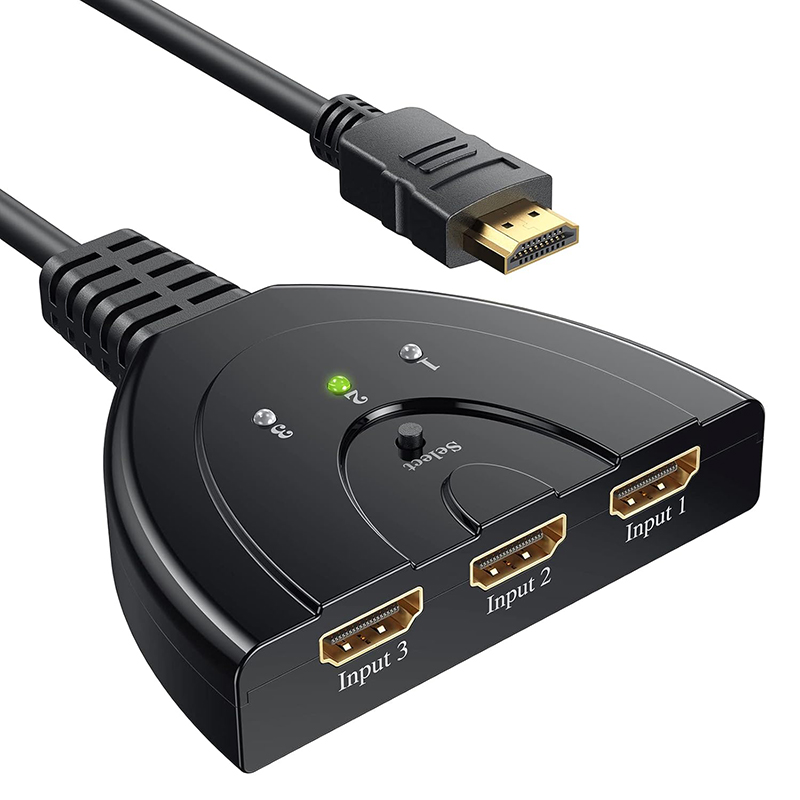 Avant Avis GANA Switch HDMI 3 Entrées 1 Sortie Le Test Complet pour Savoir s'il Faut l'Acheter