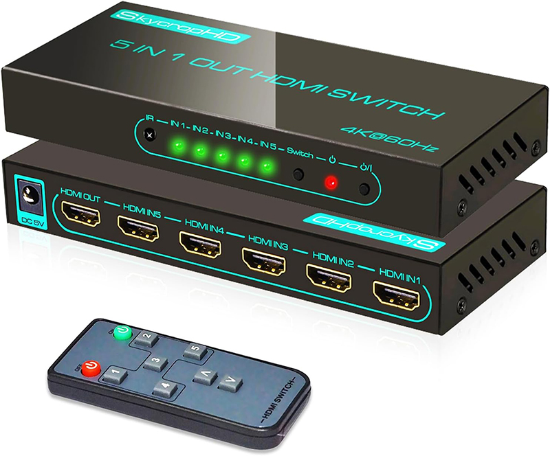 Avant Avis SkycropHD Switch HDMI 5 Ports Le Test Complet pour Savoir s'il Faut l'Acheter