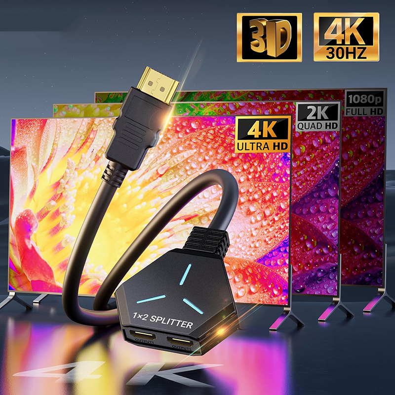 Avant Avis eSynic Splitter HDMI 1 Entrée 2 Sorties Le Test Complet pour Savoir s'il Faut l'Acheter