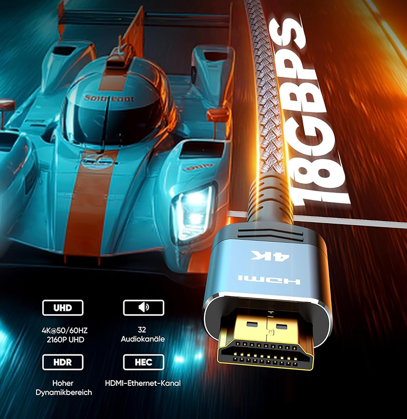 Details Avis Snowkids HDMI Standard Câble 2m - Le Test Complet pour Savoir s'il Faut l'Acheter